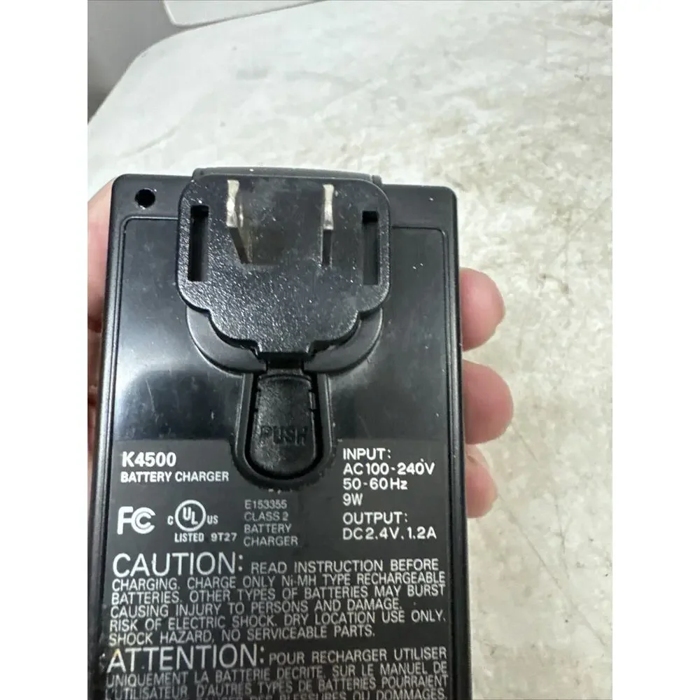 Kodak Ni-MH Rapid Battery Charger K4500 for Rechargeable Batteries AA Size